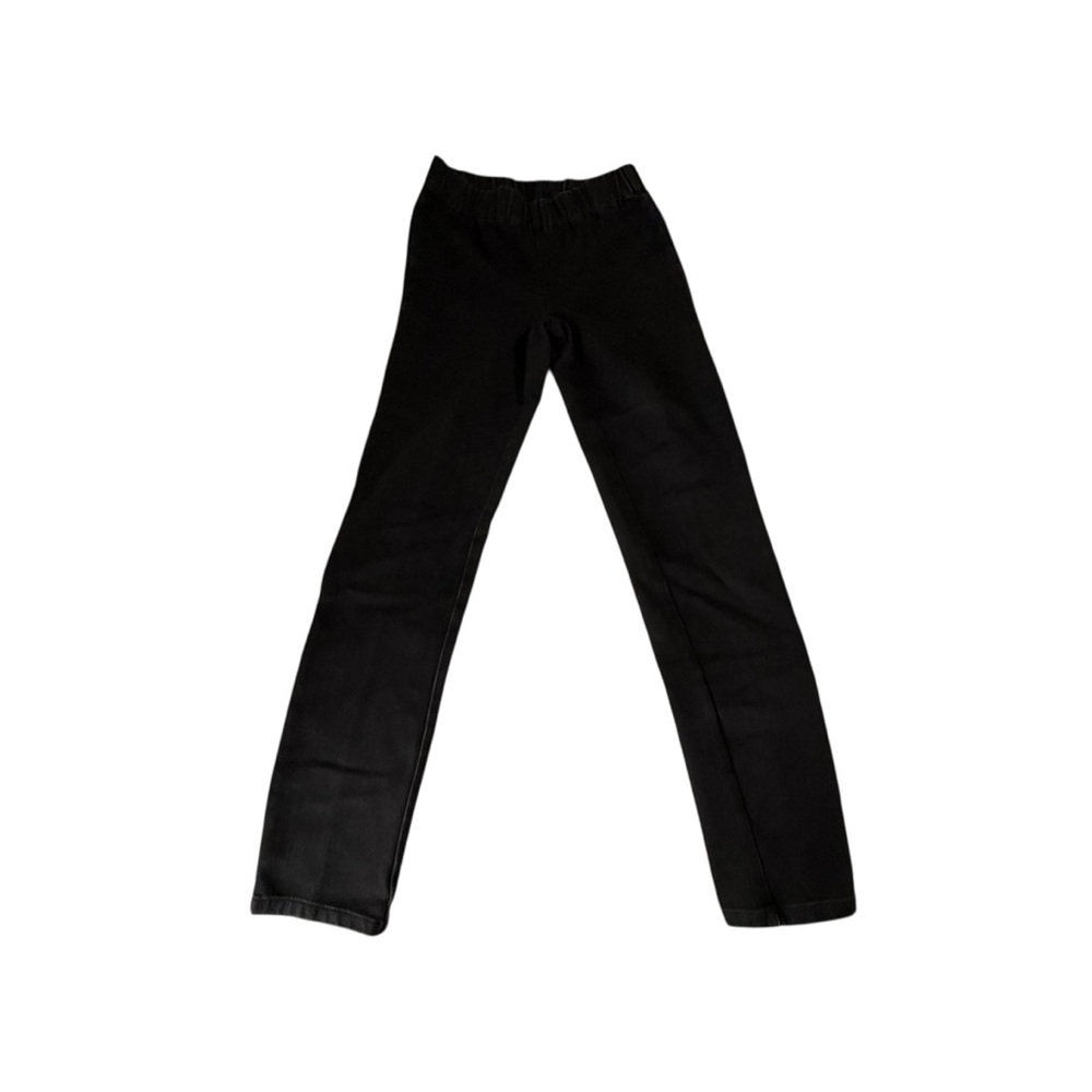 Soft Surroundings Black Pull On Leggings Straight Leg Elastic Waist Size TS